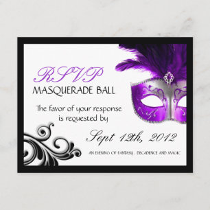 Cartes de réponse Masquerade