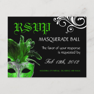 Cartes de réponse Masquerade