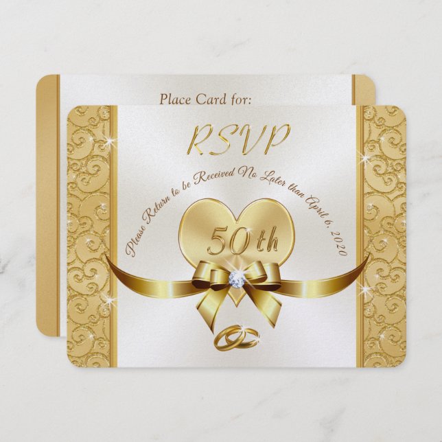 Cartes de réponse pour commande spéciale Millie 50 (Devant / Derrière)