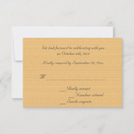 Cartes de réponse pour le mariage de The Mulberry