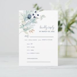 Cartes de réponse RSVP faire-part de mariage