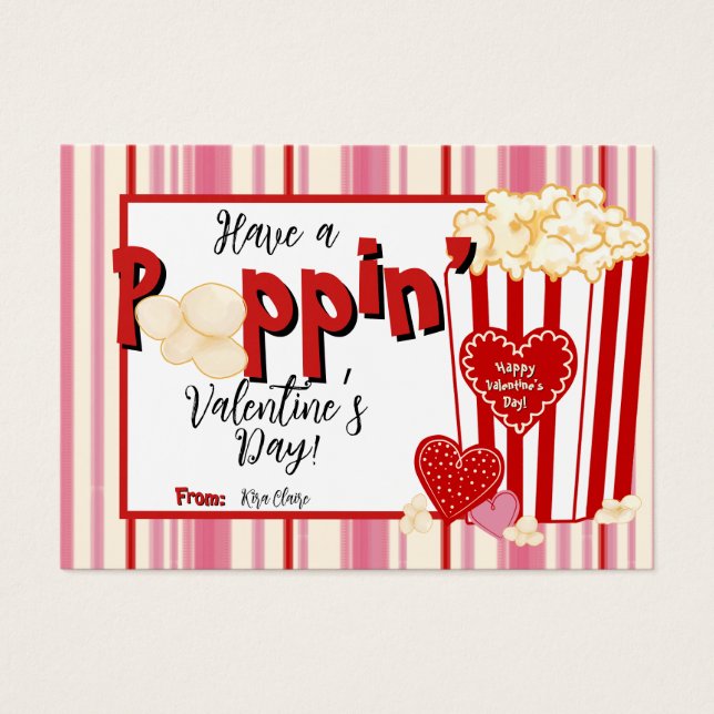 Cartes de Saint Valentin personnalisées (Devant)