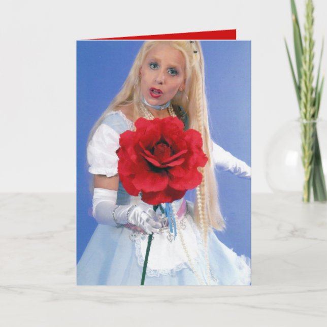 CARTES DE SALUT VALENTINES DAME - CADEAUX - AMOUR (Devant)
