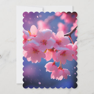 Cartes de sauvegarde de date Cerisiers en fleurs d