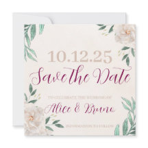Cartes de sauvegarde de date de fantaisie d'automn