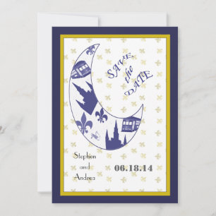 Cartes de sauvegarde de date du Quartier français 