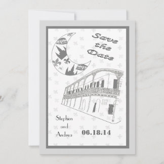 Cartes de sauvegarde de date du Quartier français 