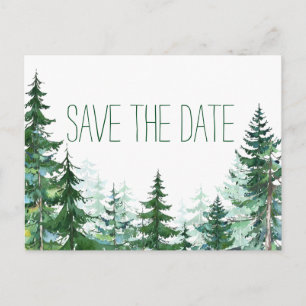 Cartes de sauvegarde de mariage de sapin
