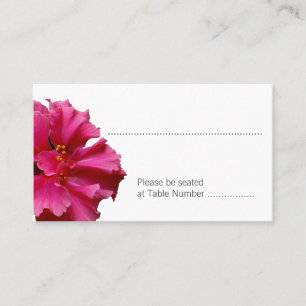 Cartes de siège pour Hibiscus rose vif