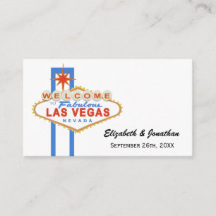 Cartes de site Web de mariage de signe de Las