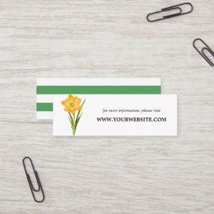 Cartes de site Web Flower YELLOW CROCUS   Mini