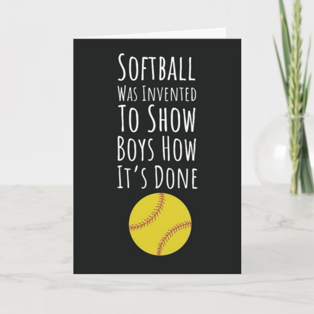 Cartes de softball d'ornements de Noël pour joueur (Devant)
