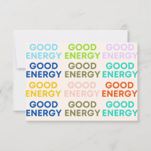 Cartes de soins - Bonne énergie pour le rayonnemen