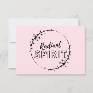 Cartes de soins - Esprit radiant - Encouragement