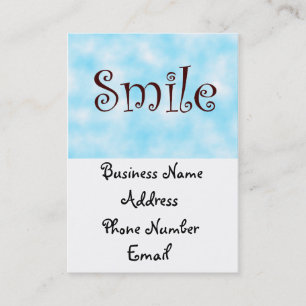 cartes de sourire-affaires