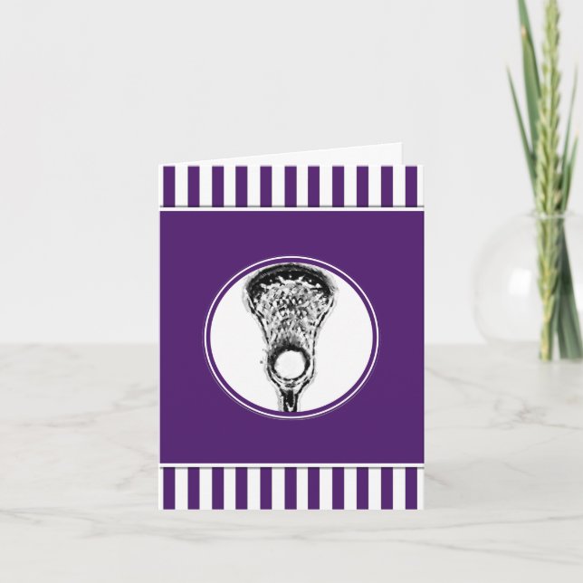Cartes de sport Lacrosse Purple (Devant)