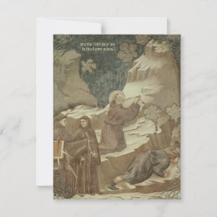 Cartes de St Francis Pâques de Giotto