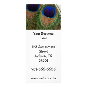 Cartes de support de plume de paon