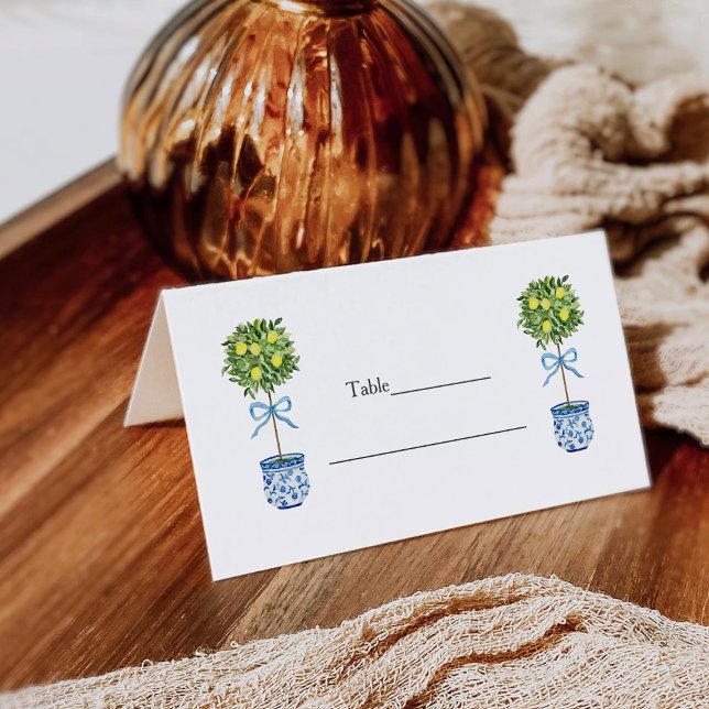 Cartes de table arbre citron (Créateur téléchargé)