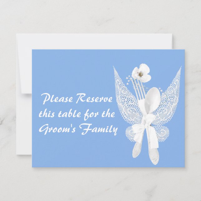 Cartes de table de mariage (Devant)