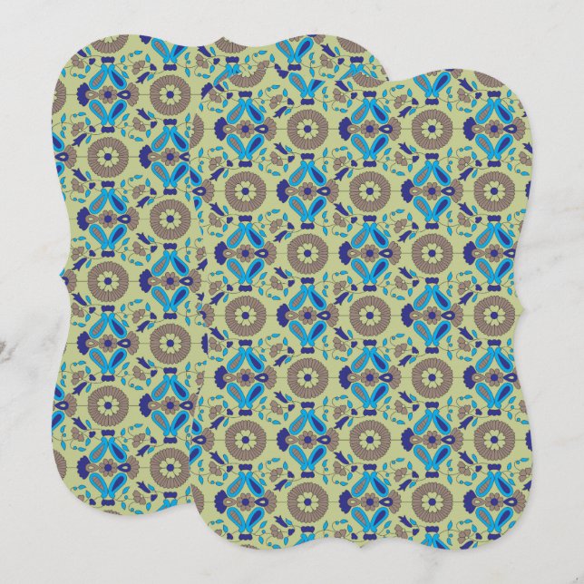 Cartes de table de mariage | Cartes plates (Devant / Derrière)