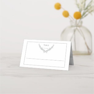 Cartes de table élégantes en marbre et Mariage de