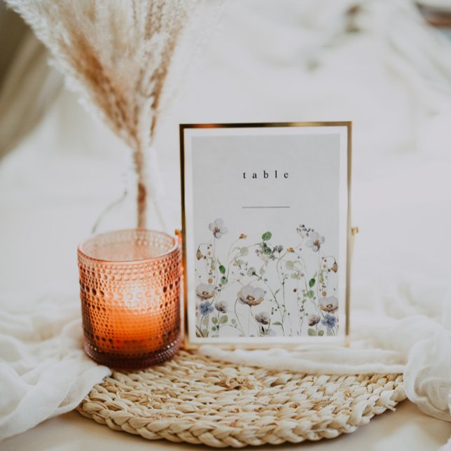 Cartes de table Mariage florales (Créateur téléchargé)