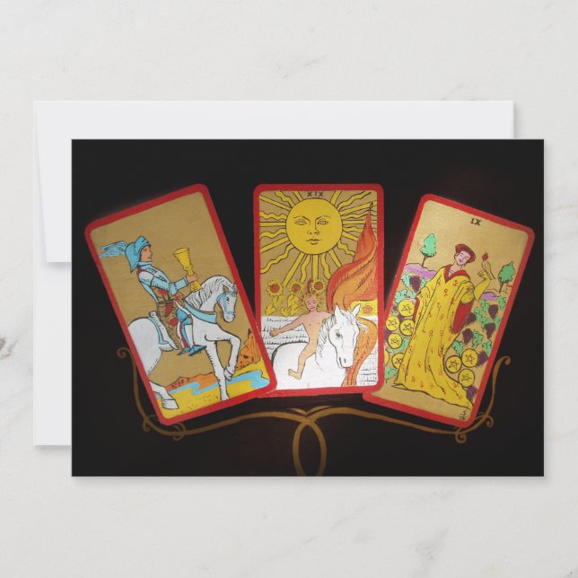 Cartes de Tarot Carte d'invitation (Devant)