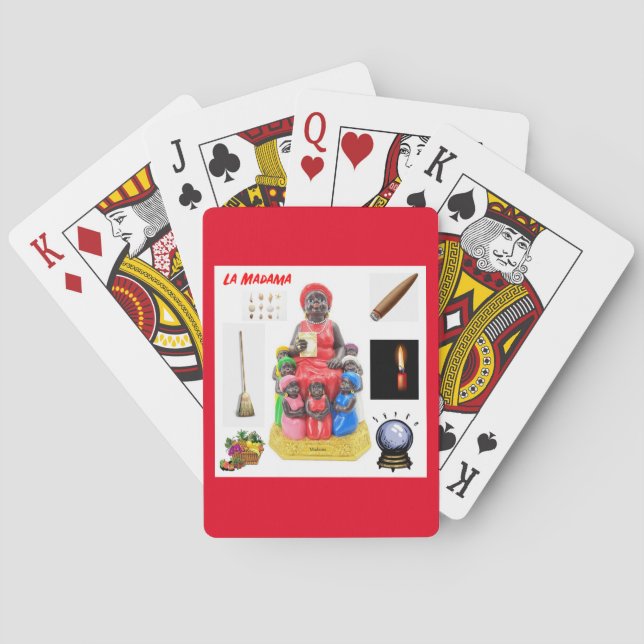 Cartes de tarot de cartes de jeu de Madama de La (dos)