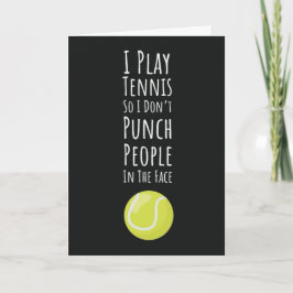 Cartes De Tennis Drôle Pour Le Joueur Ami Athlete 