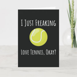 Cartes De Tennis Mignonnes Pour Humour Sport Joueu