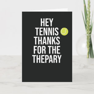 Cartes de Tennis Modernes Pour Joueuse Équipe Fill