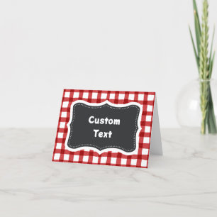Cartes de tente - Cartes de buffet pliables - Stat