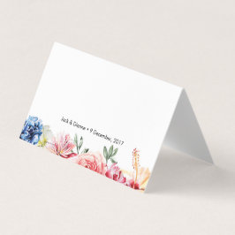 Cartes de tentes florales lumineuses | Cartes de p