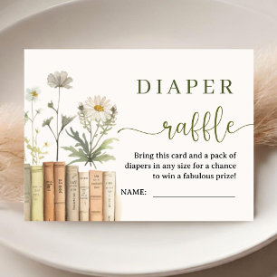 Cartes de Tirage au Sort de Couches Fleur Sauvage
