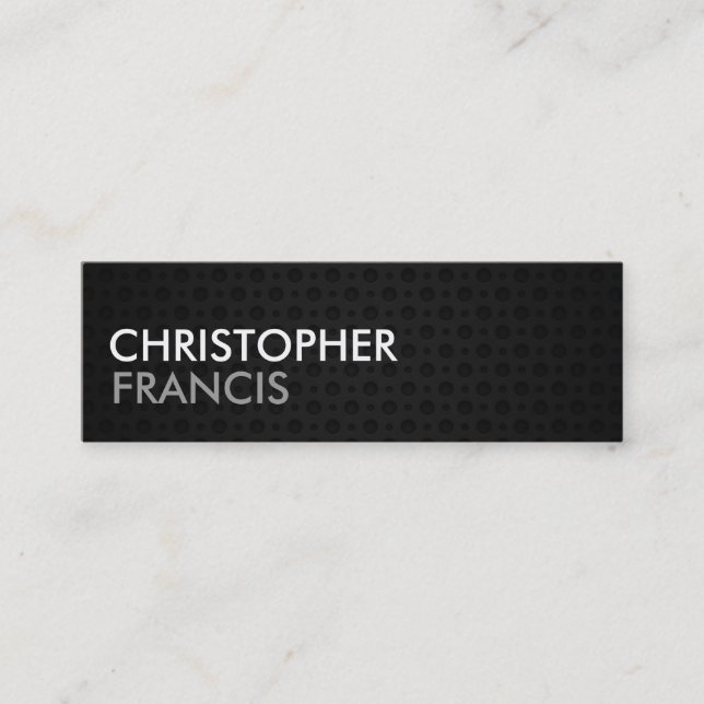 Cartes de ton en métal deux de tungstène mini (Devant)