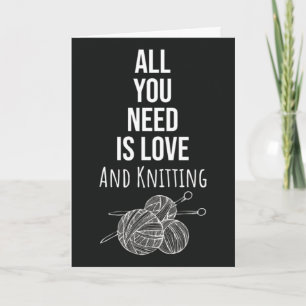 Cartes de tricot simples et mignonnes artisanat de