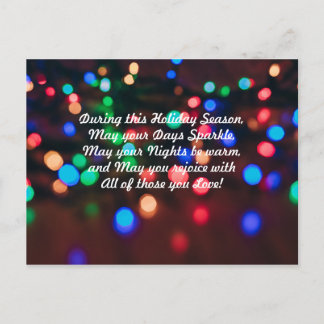 Cartes de vacances lumineuses et colorées avec poè