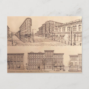 Cartes de Vancouver Gastown Art Souvenirs Cartes p