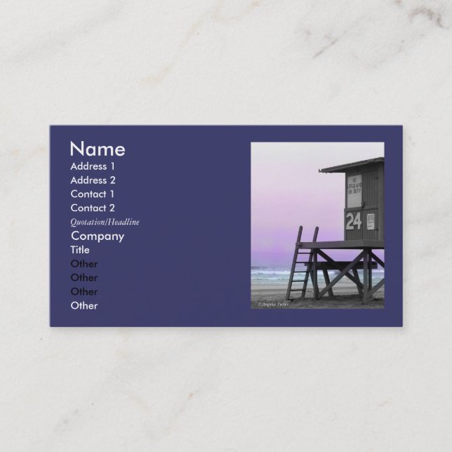 Cartes de vélo de plage de Newport (Devant)