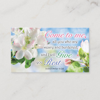 Cartes de versets bibliques - Cartes de motivation