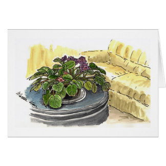 Cartes de violettes africaines