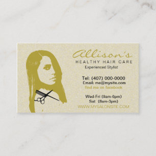 Cartes de visite 003 de salon de coiffure