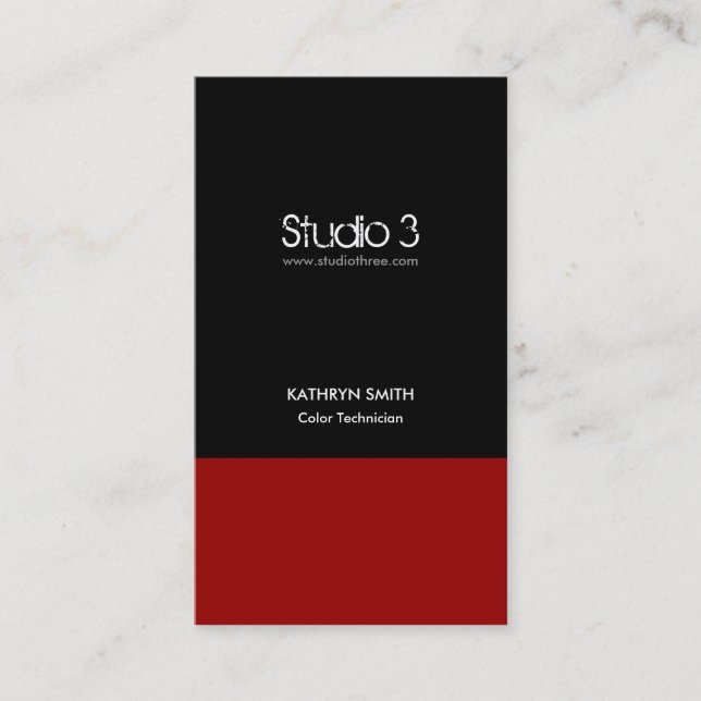 Cartes de visite - 1 moderne (Devant)