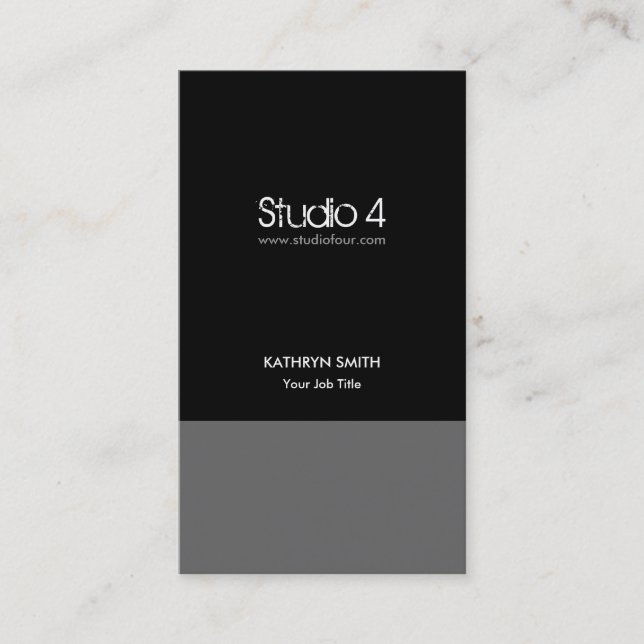 Cartes de visite - 1 moderne (Devant)