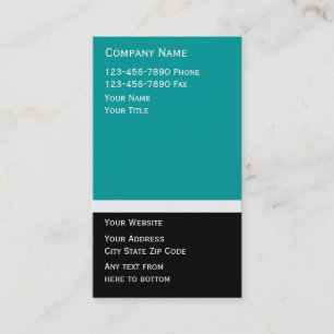 Cartes de visite à la mode
