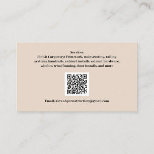 CARTES DE VISITE ABP Construction LLC