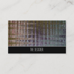 Cartes de Visite Abstrait Carreaux Marron Brun Ble