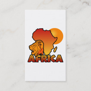 Cartes de visite africains - personnaliser