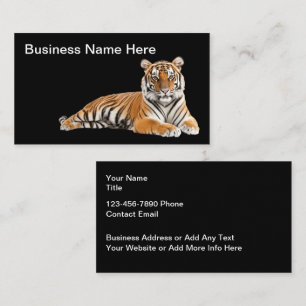 Cartes de visite Animal sauvage Tigre